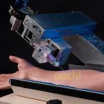 採血ロボット、砂の絵